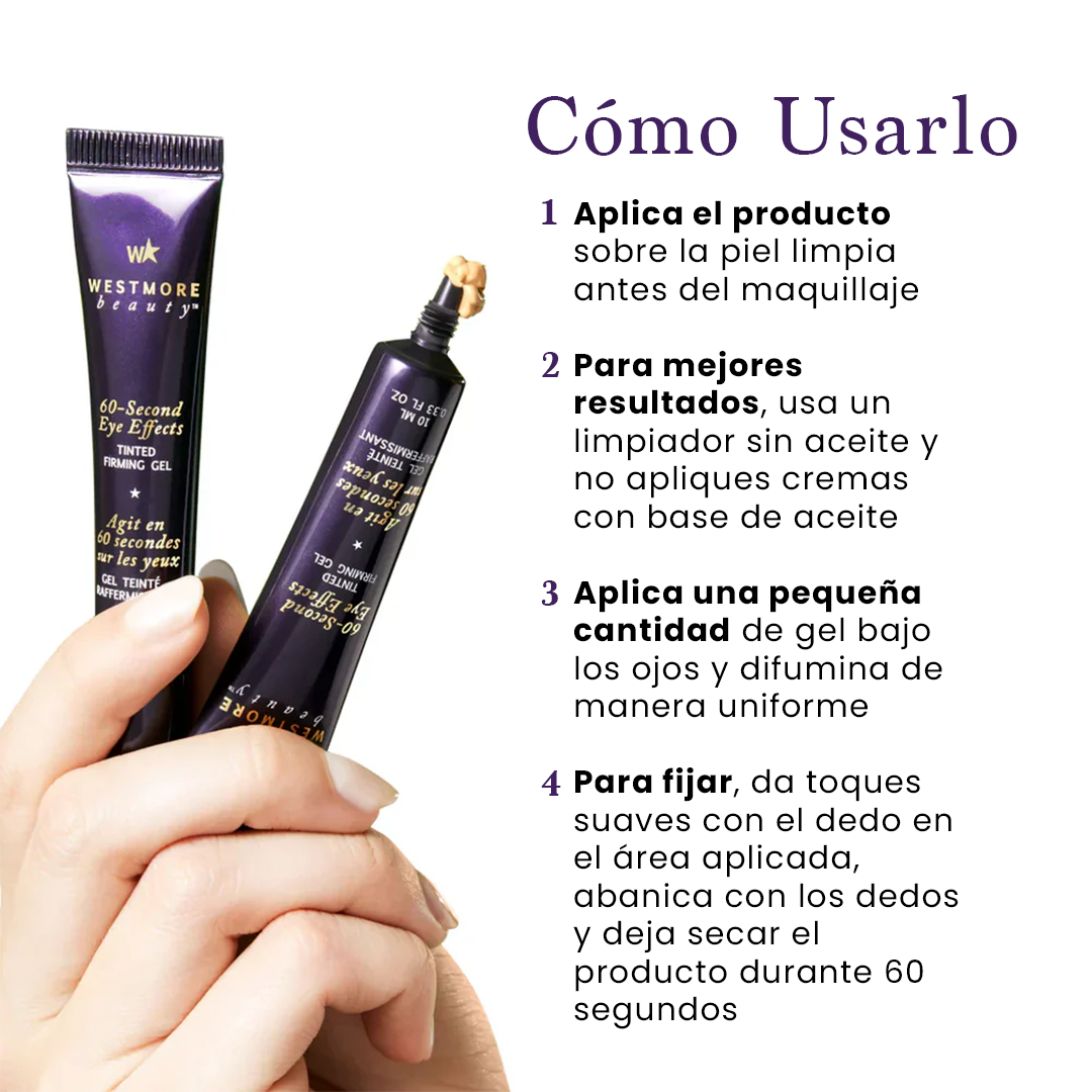 Efectos para Ojos en 60 Segundos (Compra 1 y Llévate 1 Gratis)