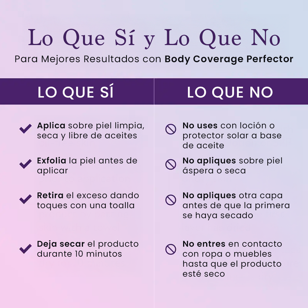 Perfeccionador de Cobertura Corporal